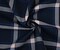 Deep Navy-Orange-Multi Polyester Wool Plaid Shirting Woven Fabric By the Yard
